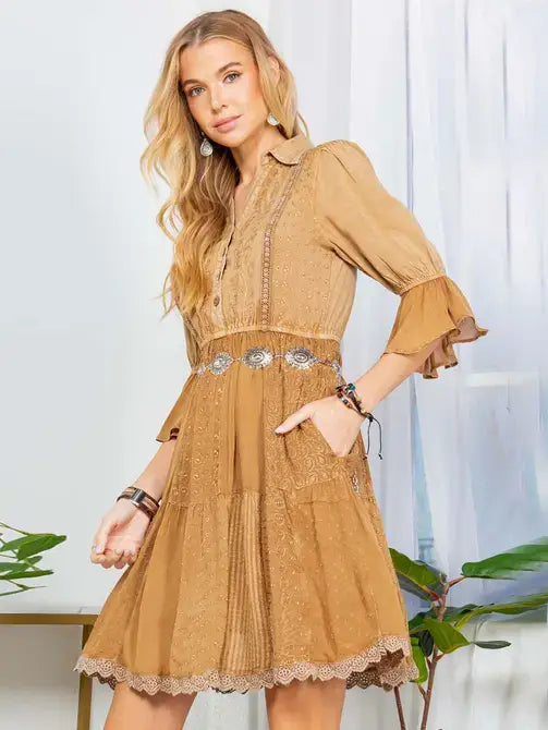 Lace Boho Dress