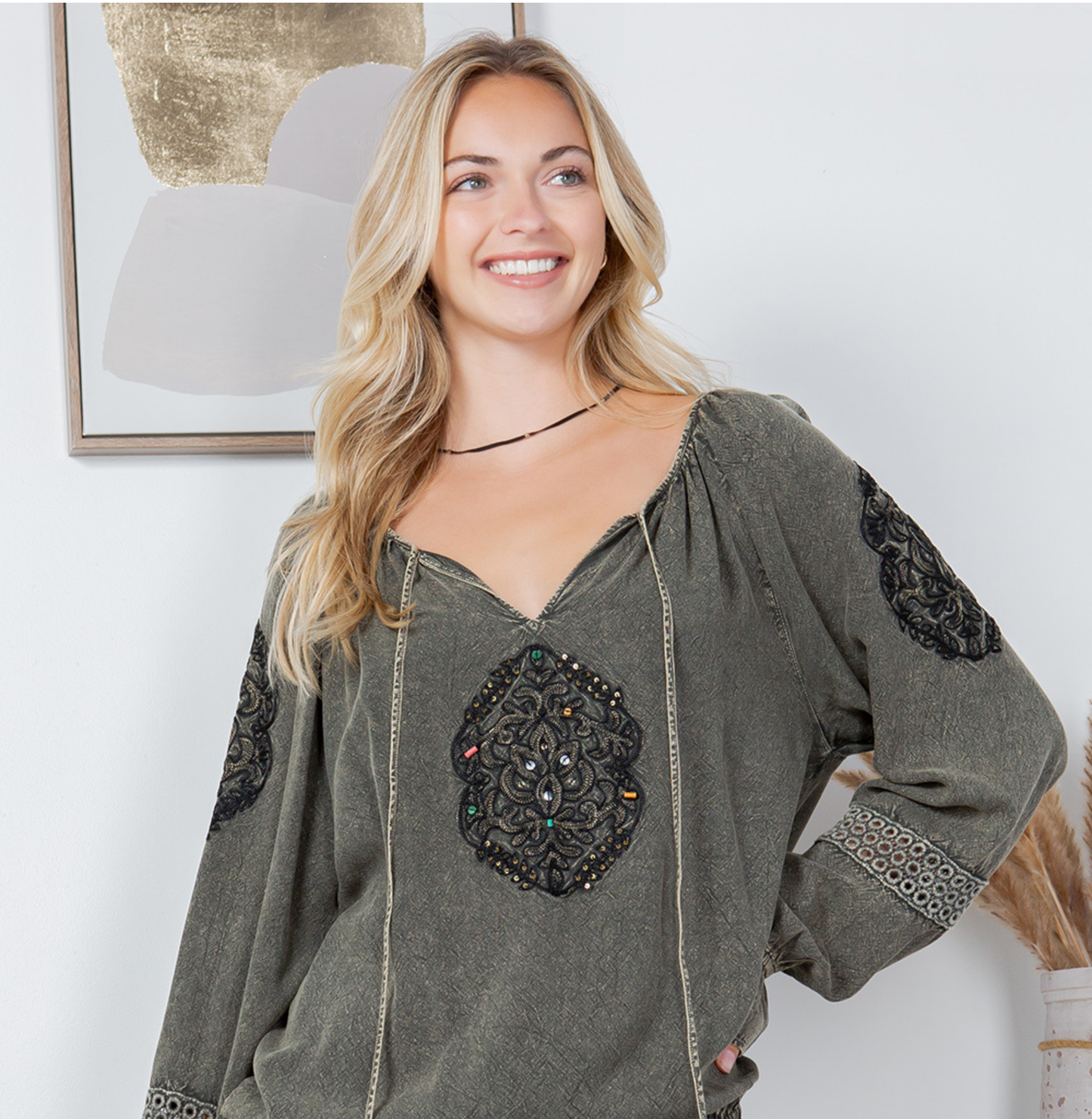 Boho Rustic Top