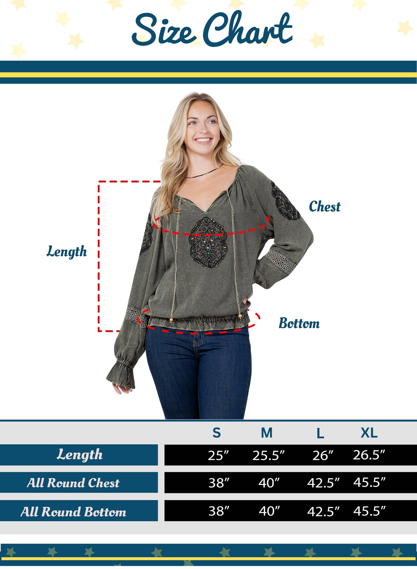 Boho Rustic Top