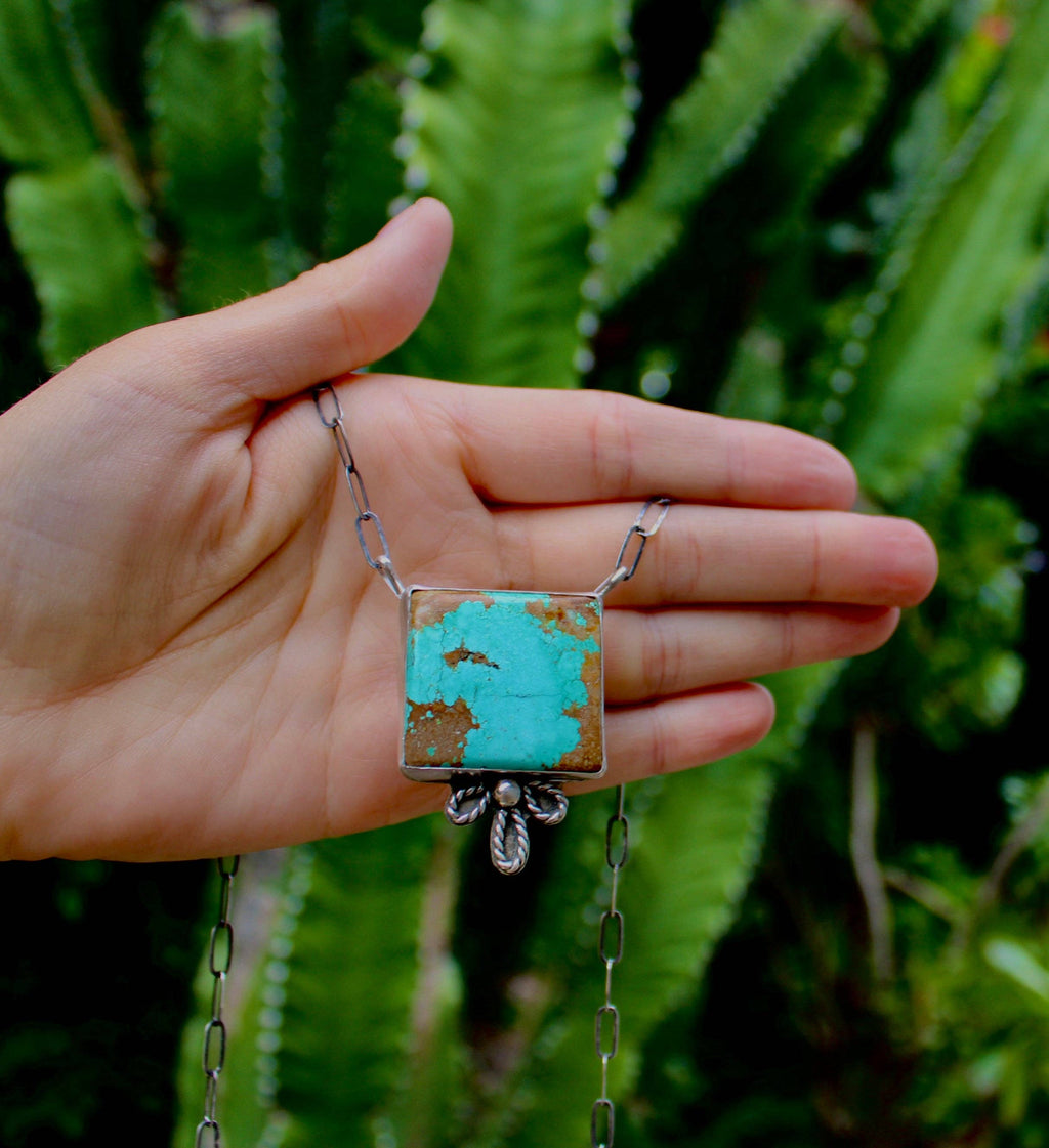 Number 8 Turquoise Necklace
