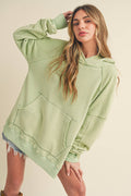 Oversized Green Hoodie