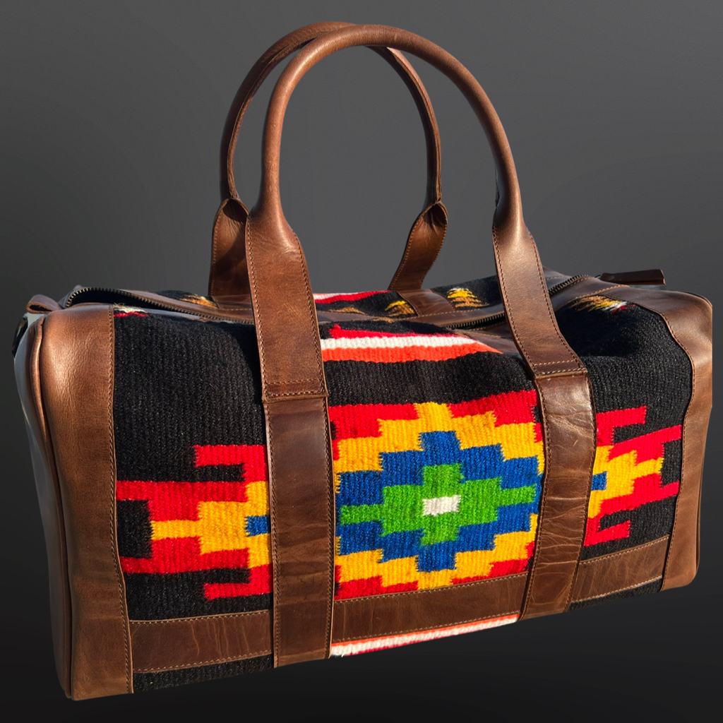 Western Saddle Blanket Duffle Bag