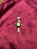 Palomino one stone cross pendant