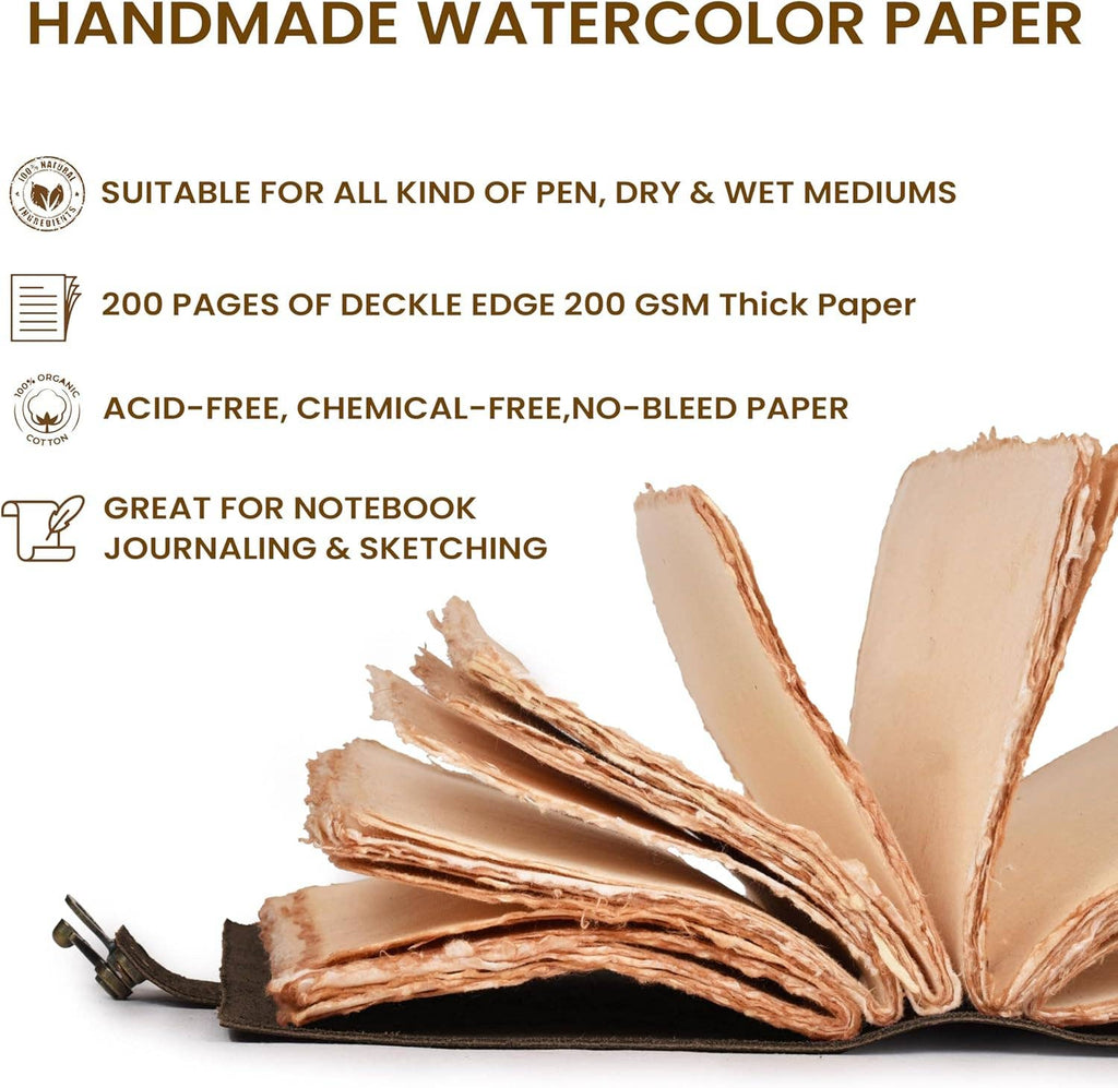 Handmade Genuine Leather Journal Side Lock Diary
