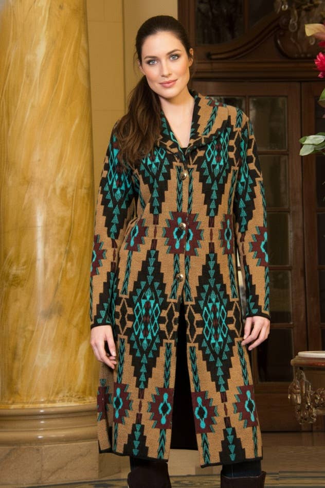 SW-806 Women’s Long Duster Coat