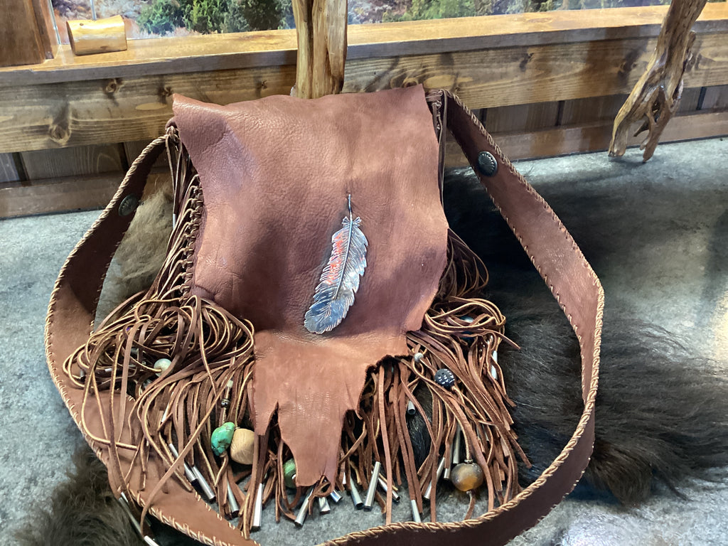 Artist Made Leather Purse