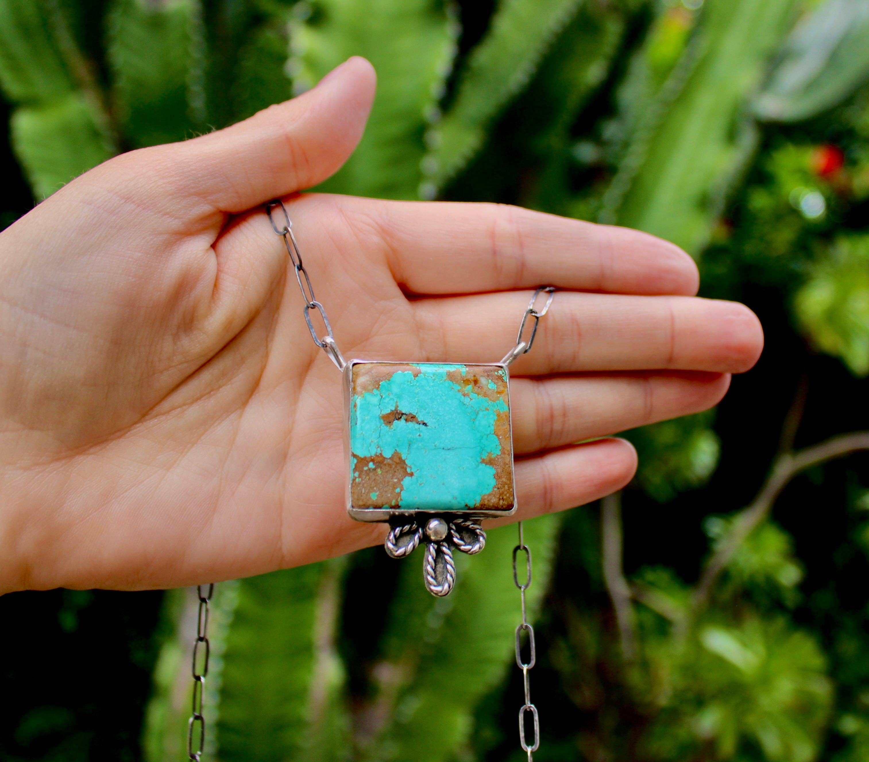 Number 8 Turquoise Necklace