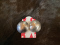 Silver Conch Stud Large