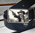 Wild West Cowboy Frog Belt Buckle