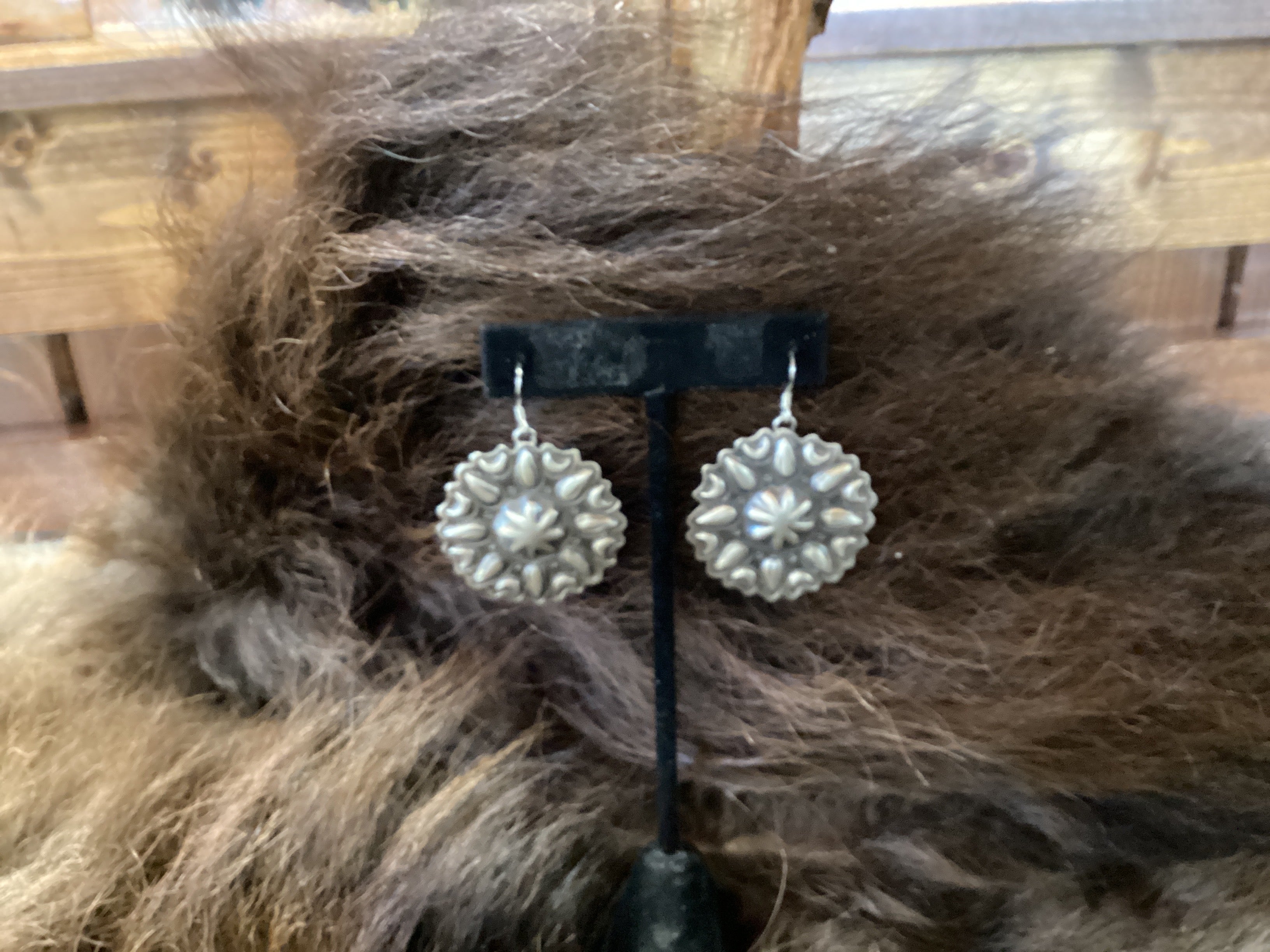 Vintage Native SS Concho Dangles