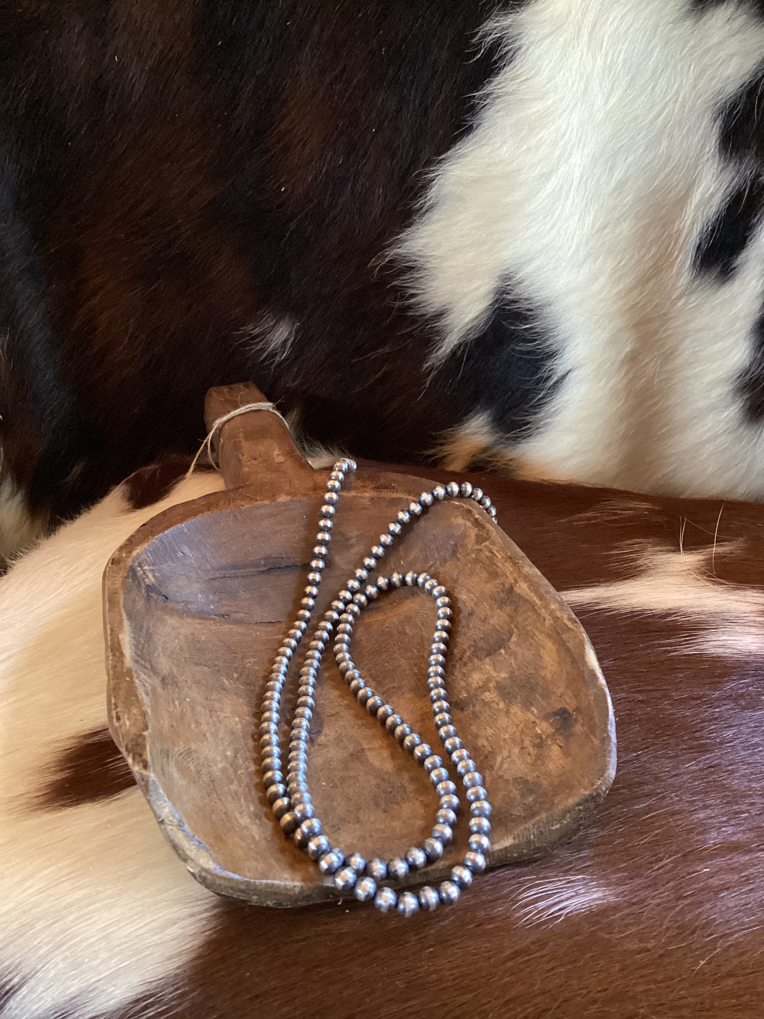 6mm 36" Machine Pearl Necklace