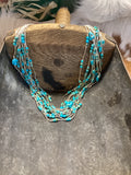 Turq stone necklace