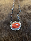 Red Spiny Oyster Necklace