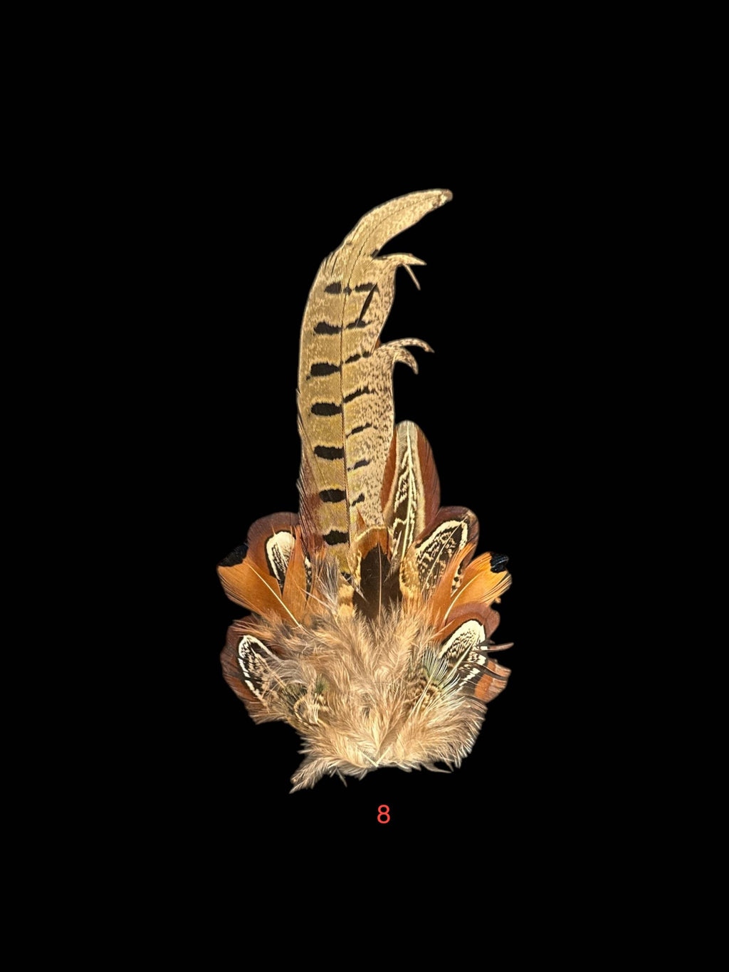 Decorative Side Hat Feathers (Out of SHOTGUN CASING)