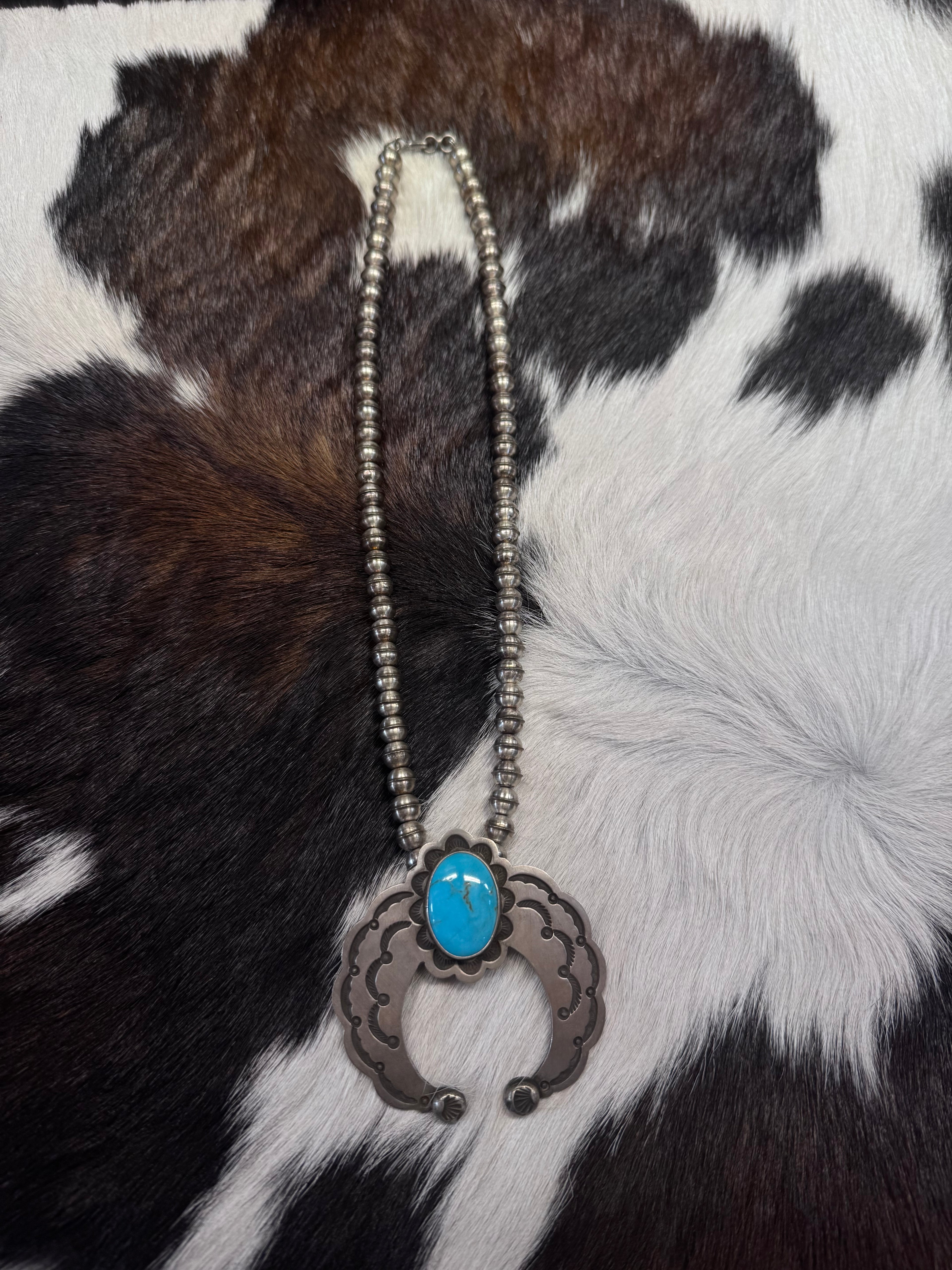 Handmade Navajo Naja Necklace
