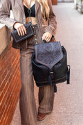 Western Chic Leather Back Pack