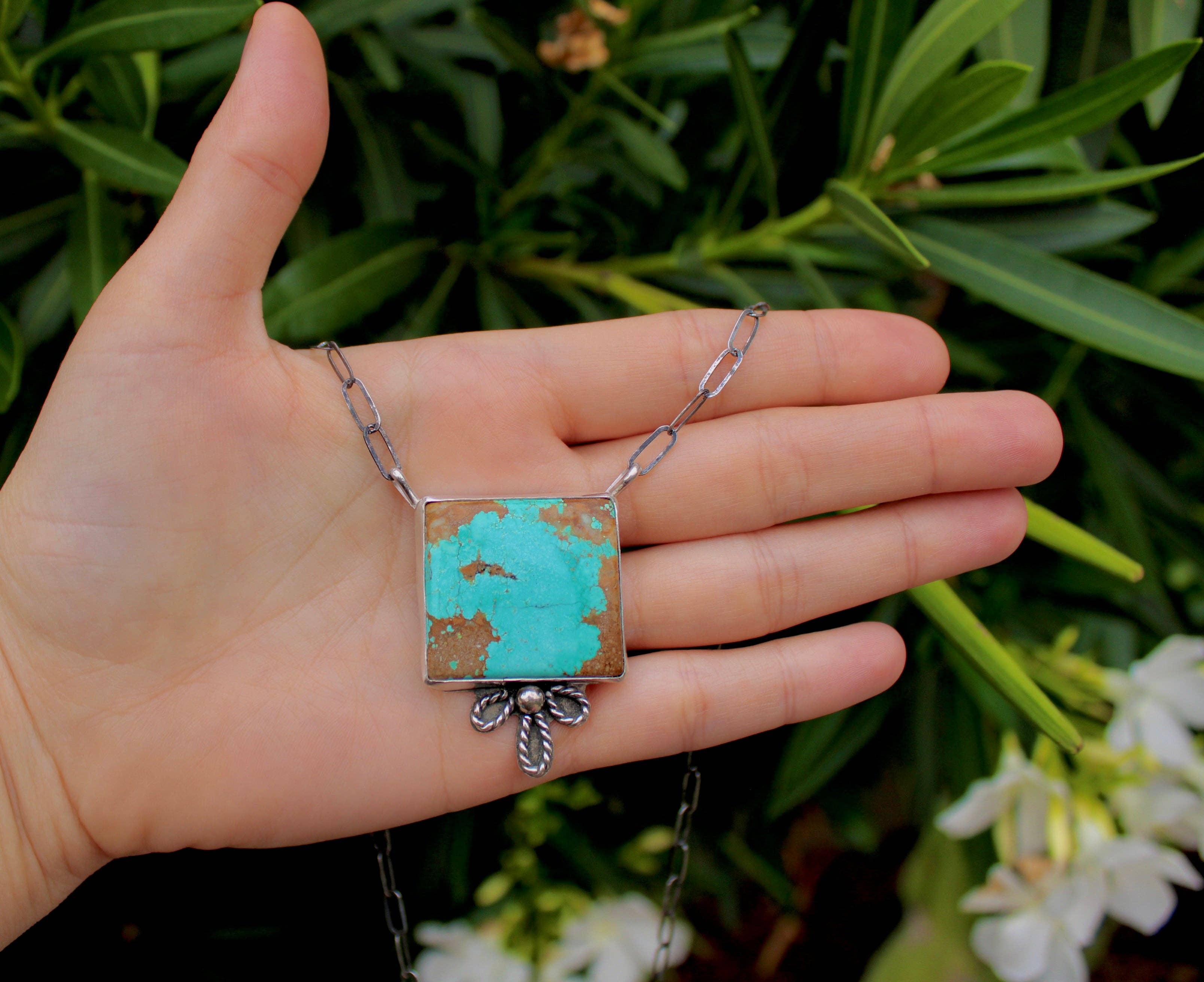 Number 8 Turquoise Necklace
