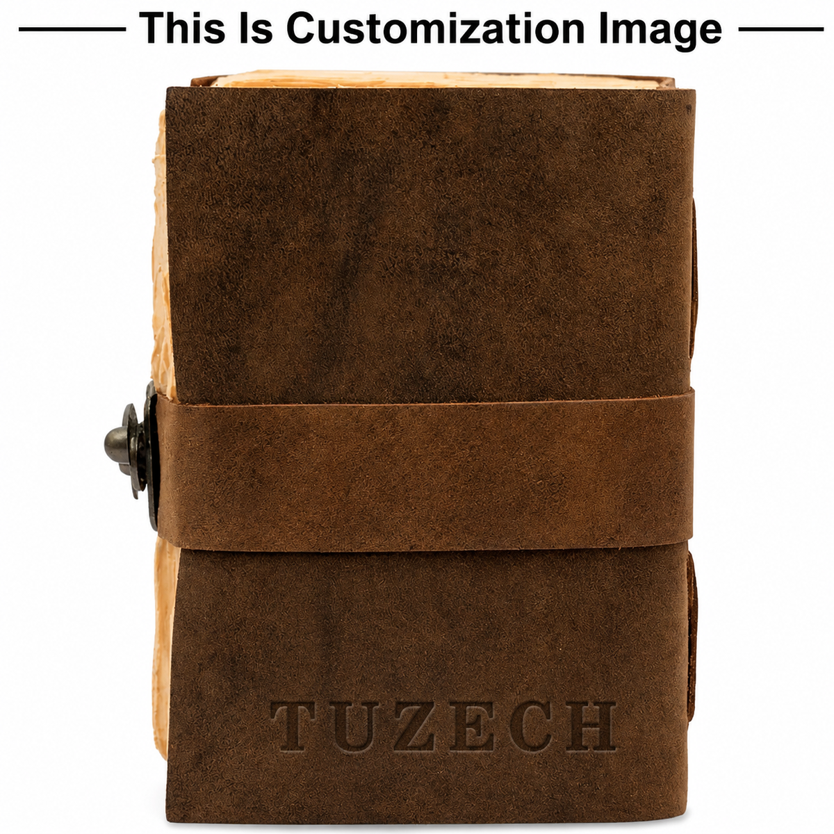 Handmade Genuine Leather Journal Side Lock Diary