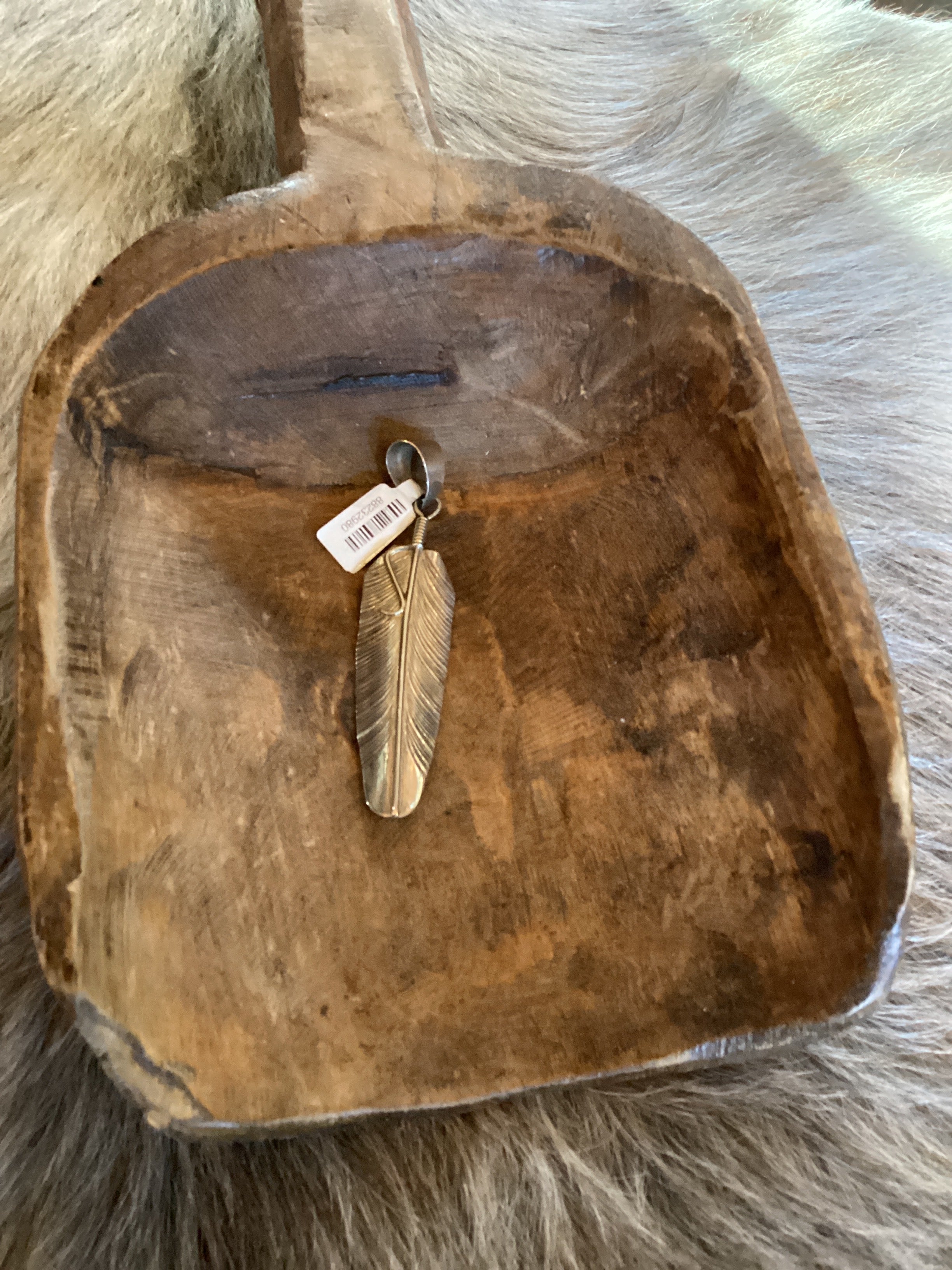 Feather Pendant SS