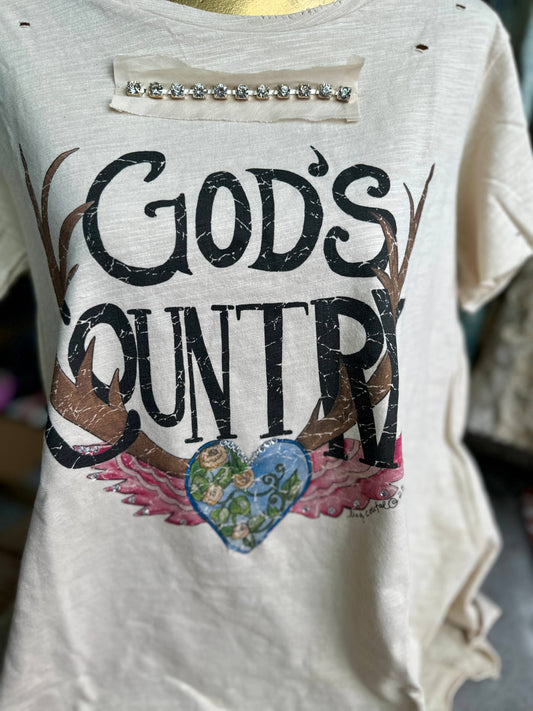 God's Country Tattered Shirt