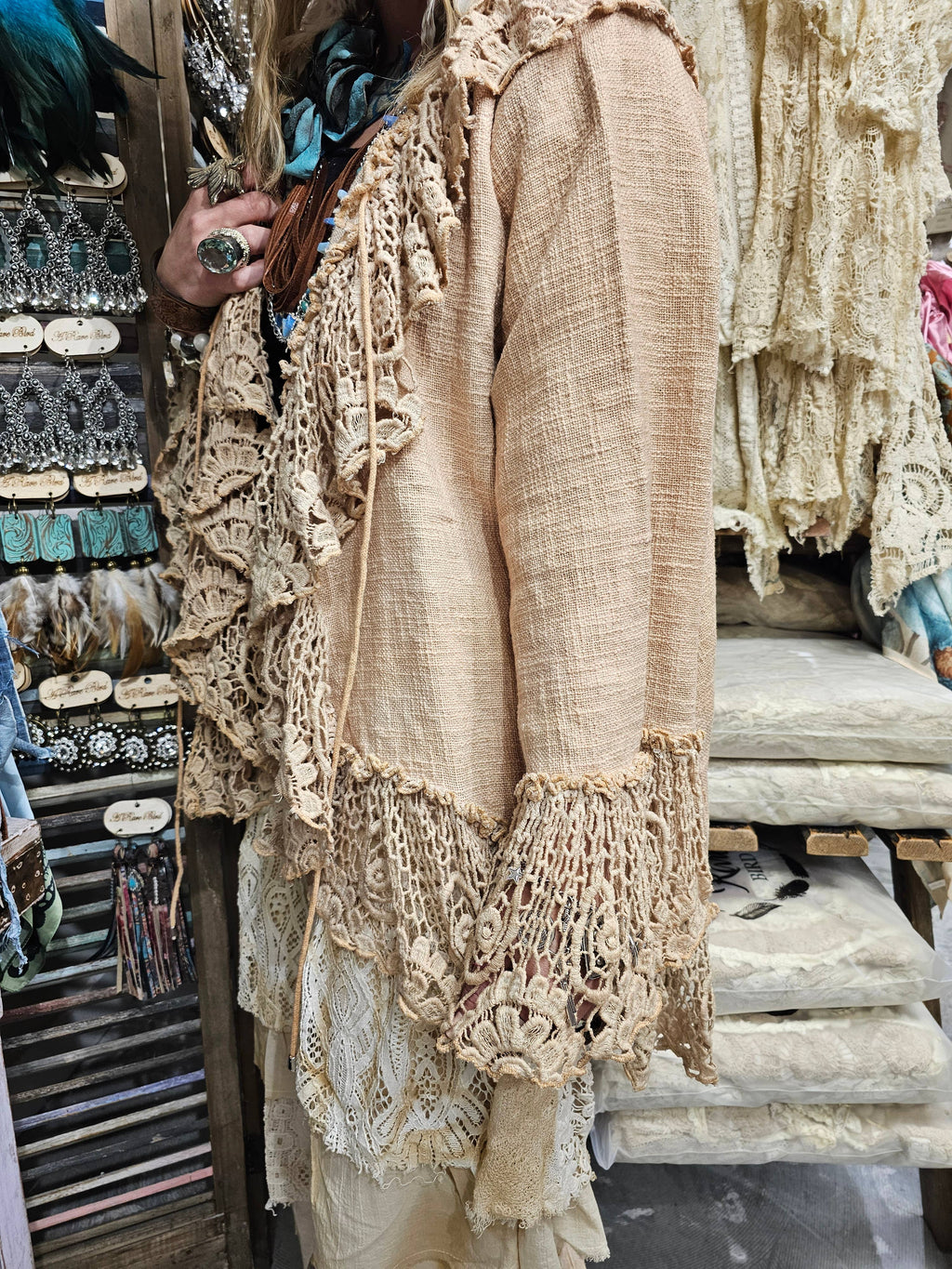 Burlap Wandering Livestock