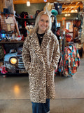 ANIMAL SHEARLING OVERSIZED COAT - 10768J
