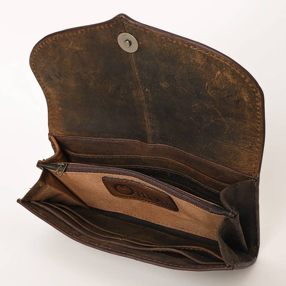 Wallet Genuine Leather women bag western Bag