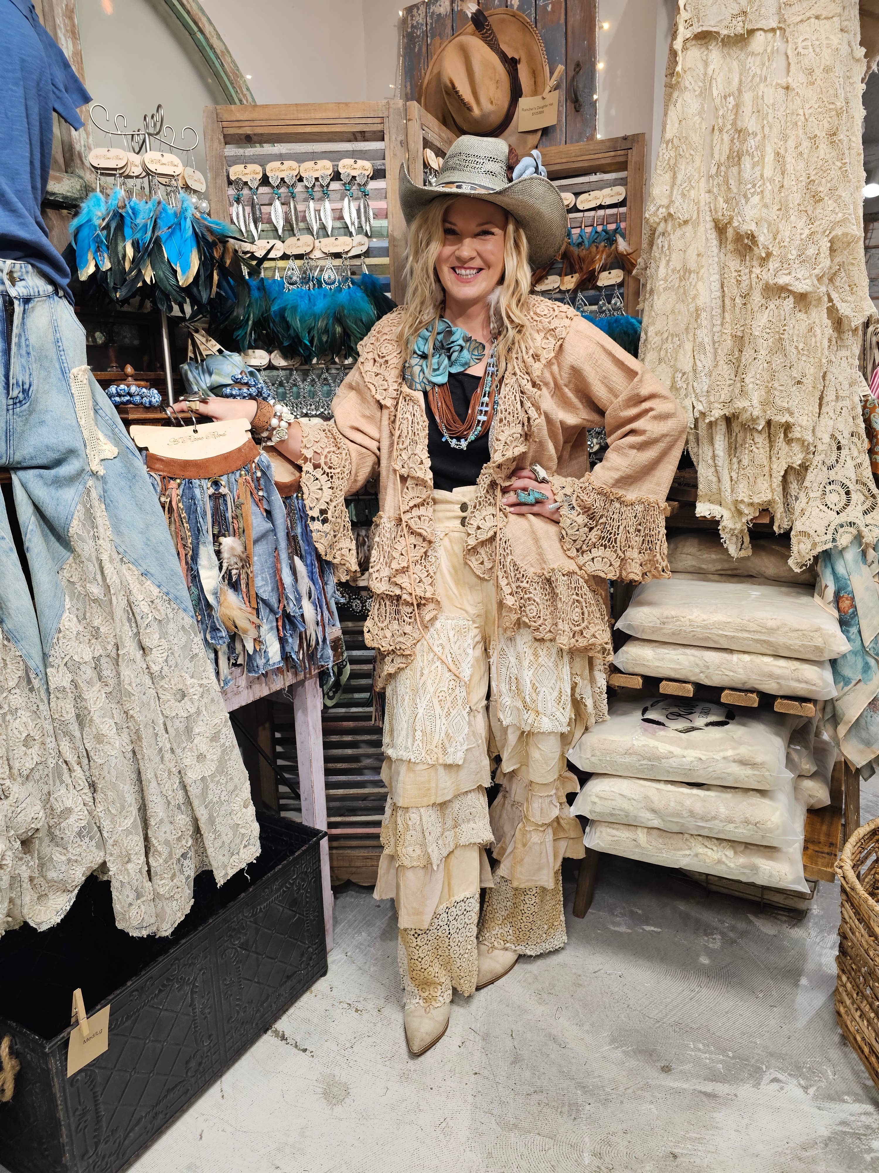 Burlap Wandering Livestock