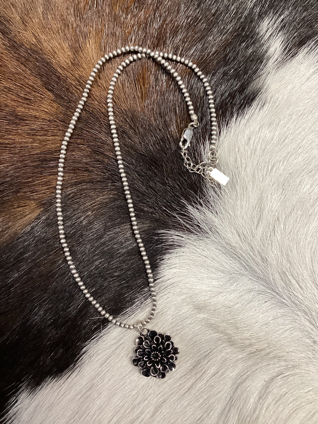 Sterling Silver Dahlia Necklace