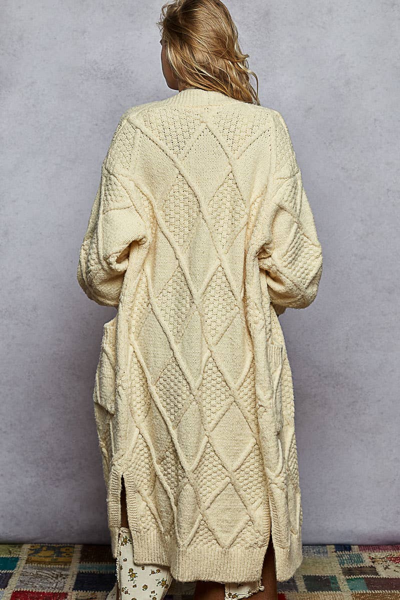 Long Sleeve Open Sweater Cardigan