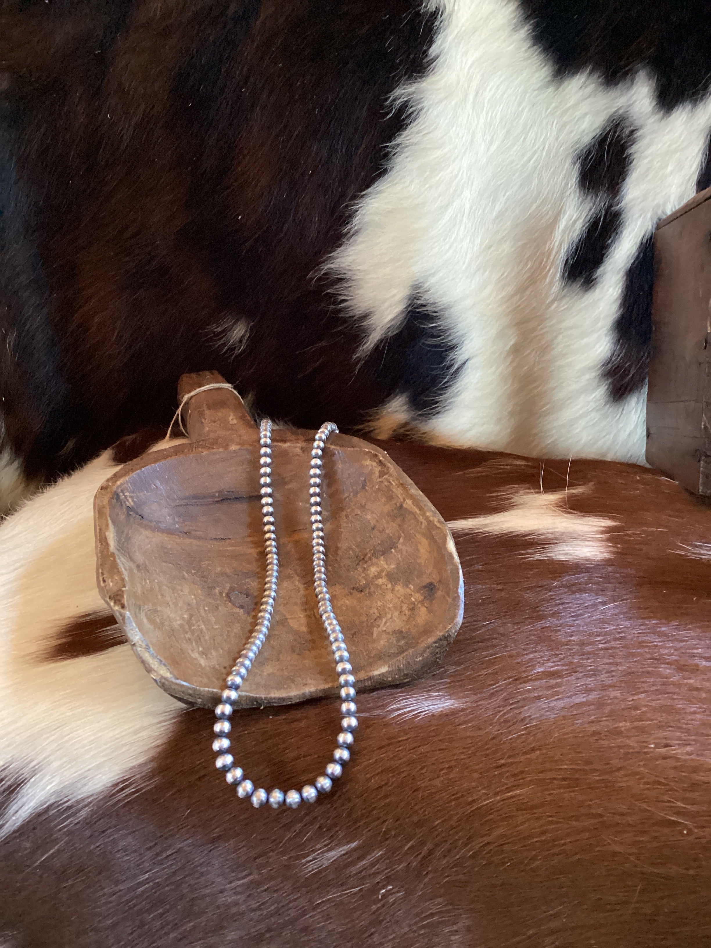 24" 6mm Machine Pearl Necklace