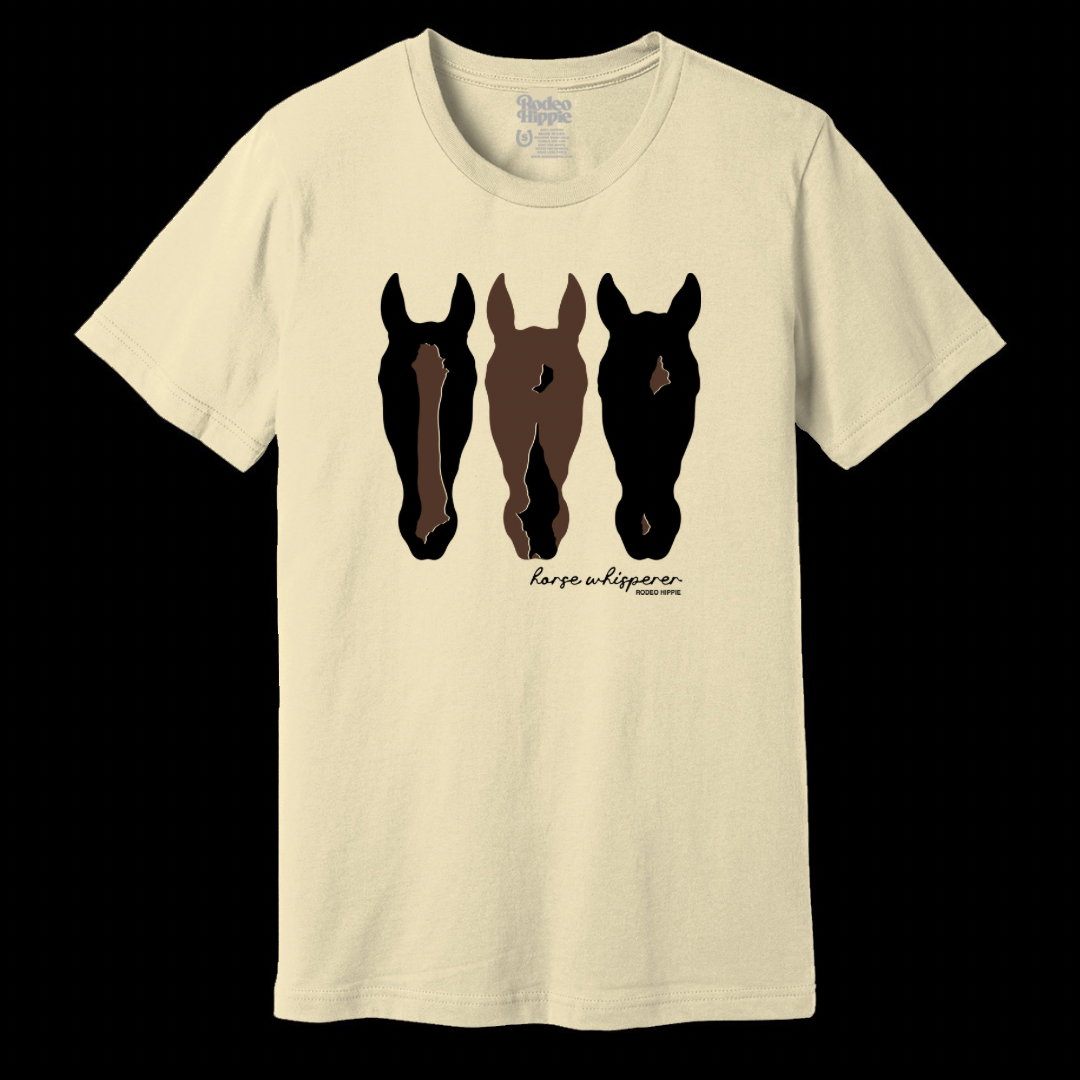 HORSE WHISPERER TEE NATURAL