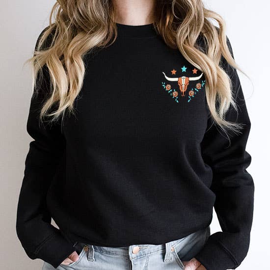 HOWDY HONEY FRONT BACK SWEATSHRTS