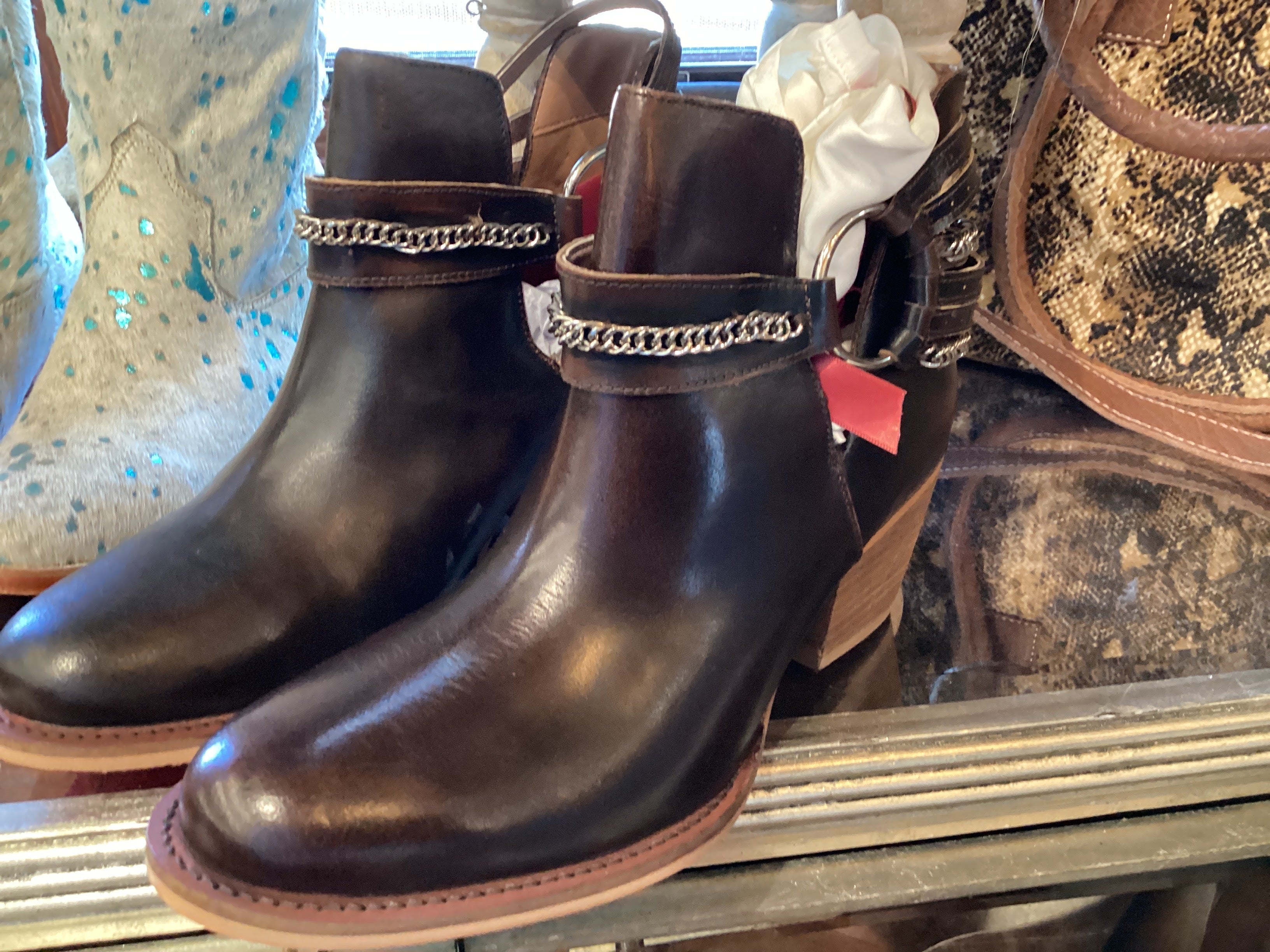 Raven Canyon Booties in Calfskin