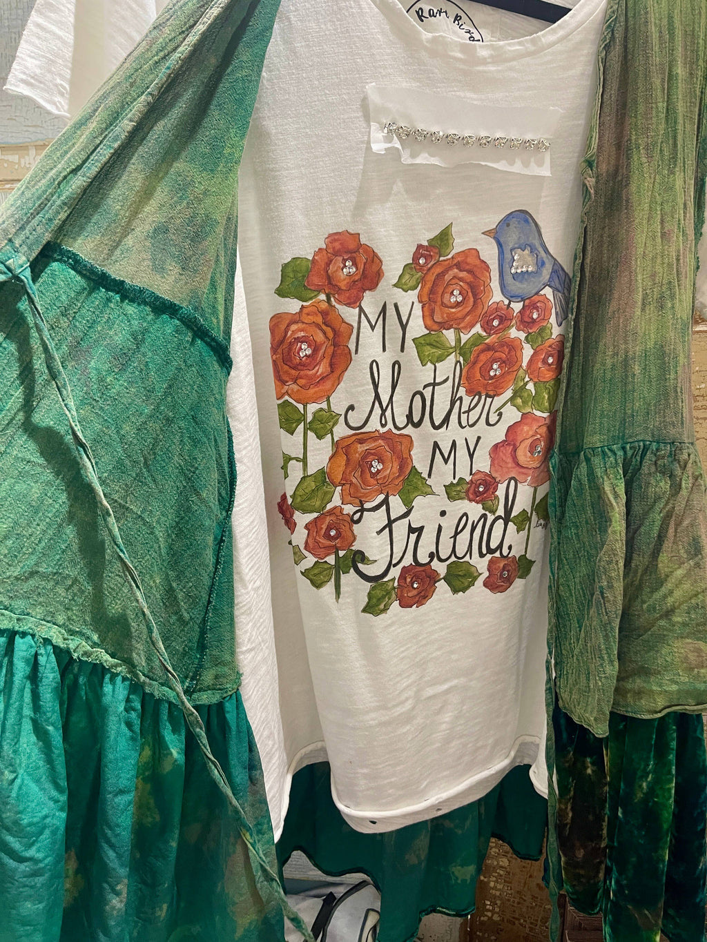 My Mother My Friend Tattered Shirt