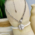"Never Let Go" Zen Moon or Sun-kissed Sterling Necklace