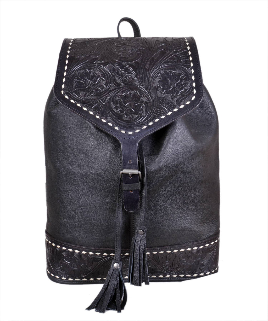 Western Chic Leather Back Pack