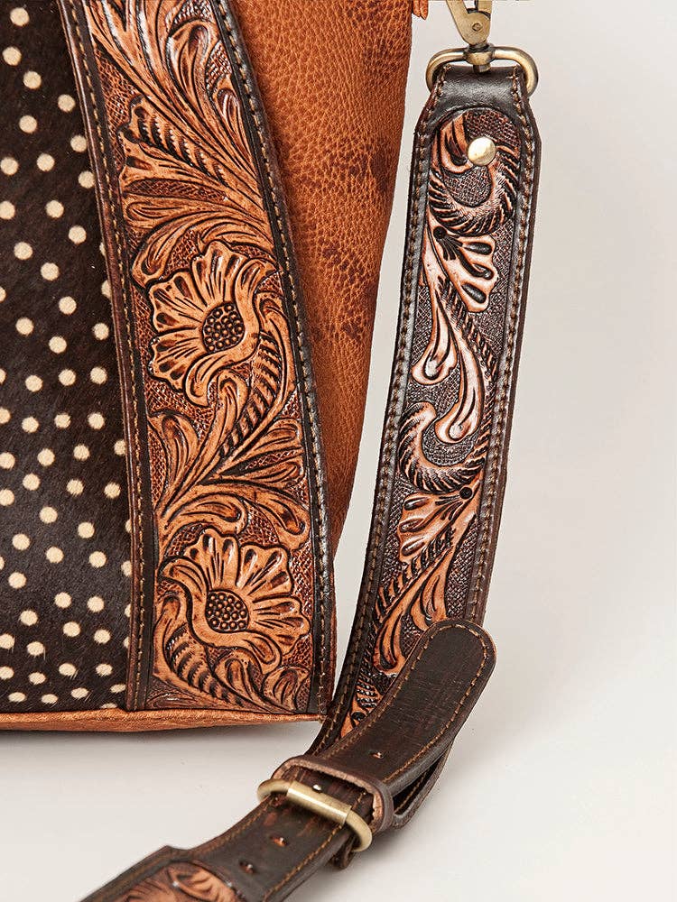 Genuine Western Leather and Hide Purse