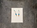Inlay Drop earrings