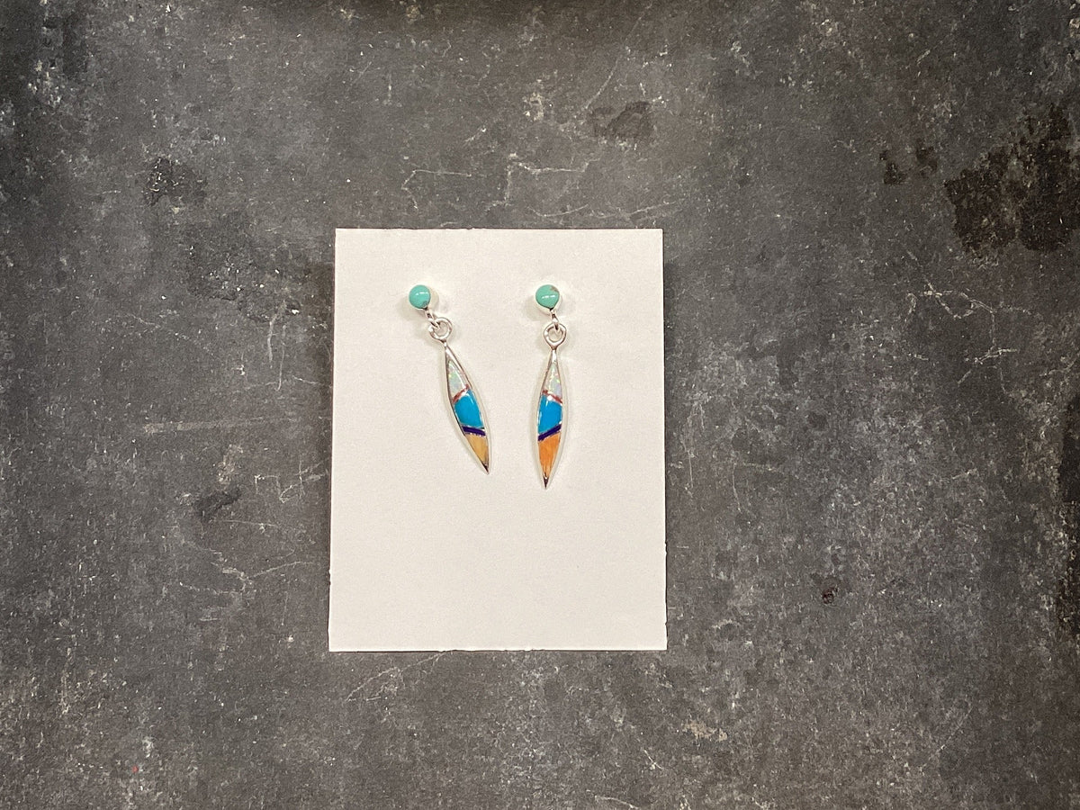 Inlay Drop earrings