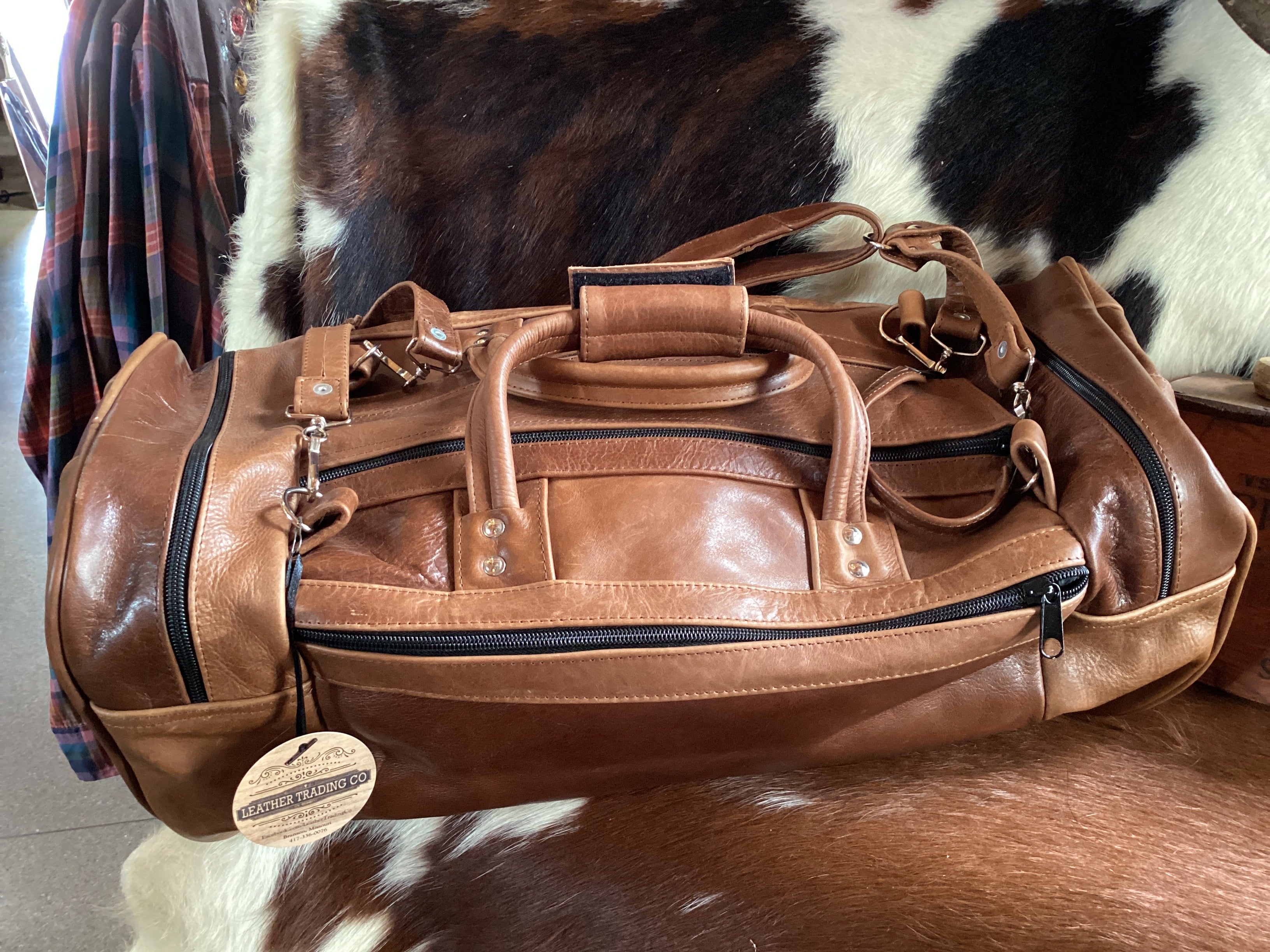 Leather Trading Co Duffle Bag Medium