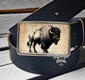 Western Buffalo Belt Buckle