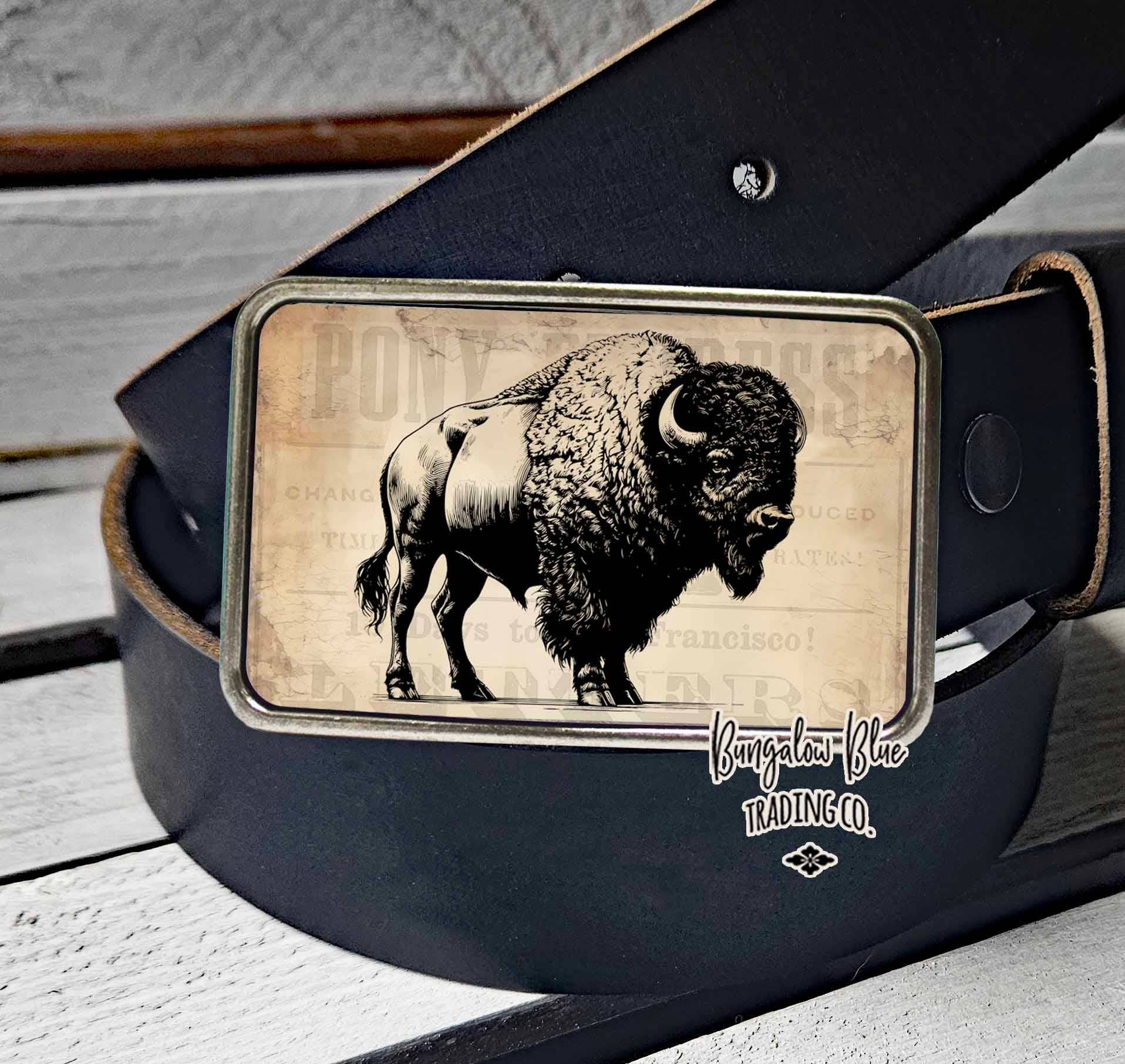 Western Buffalo Belt Buckle