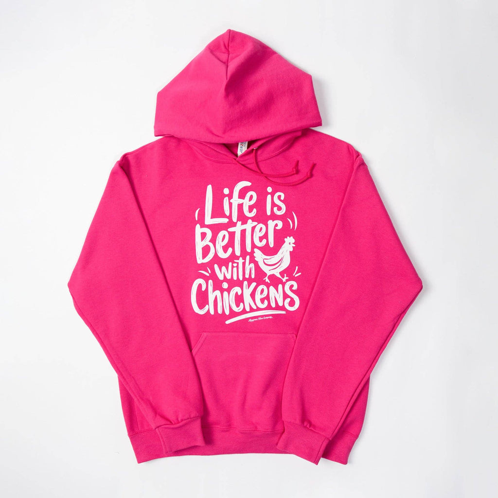 Western Life is Better with Chickens Graphic Hoodie