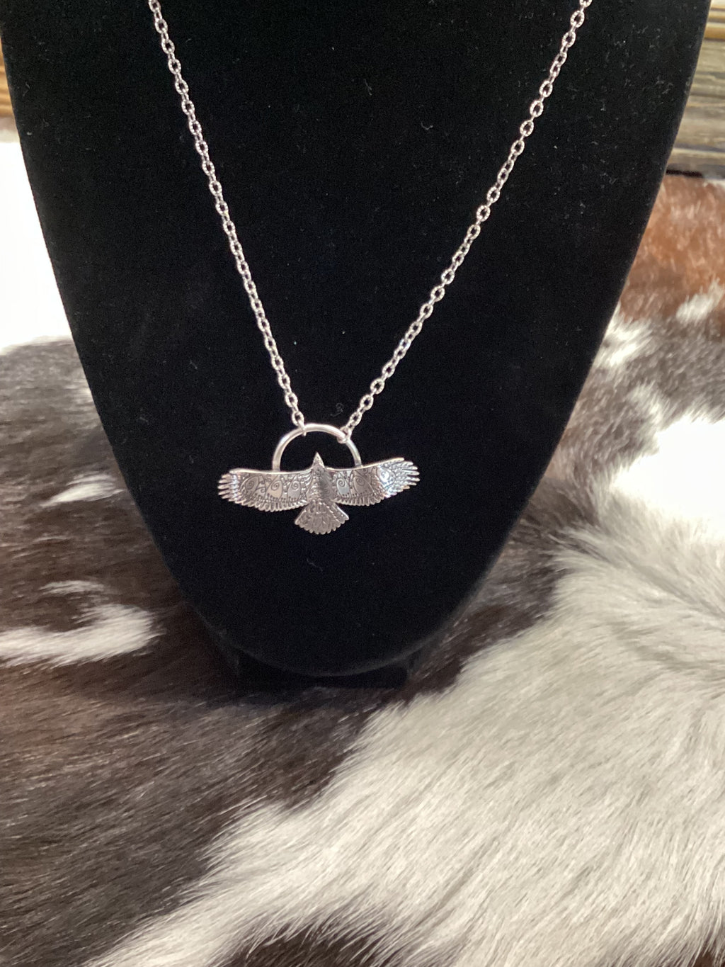 Sterling Silver Soaring Necklace