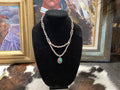 Lucinda Navajo Pearl & Kingman Turquoise Layered Necklace