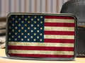 Distressed American Flag Belt Buckle