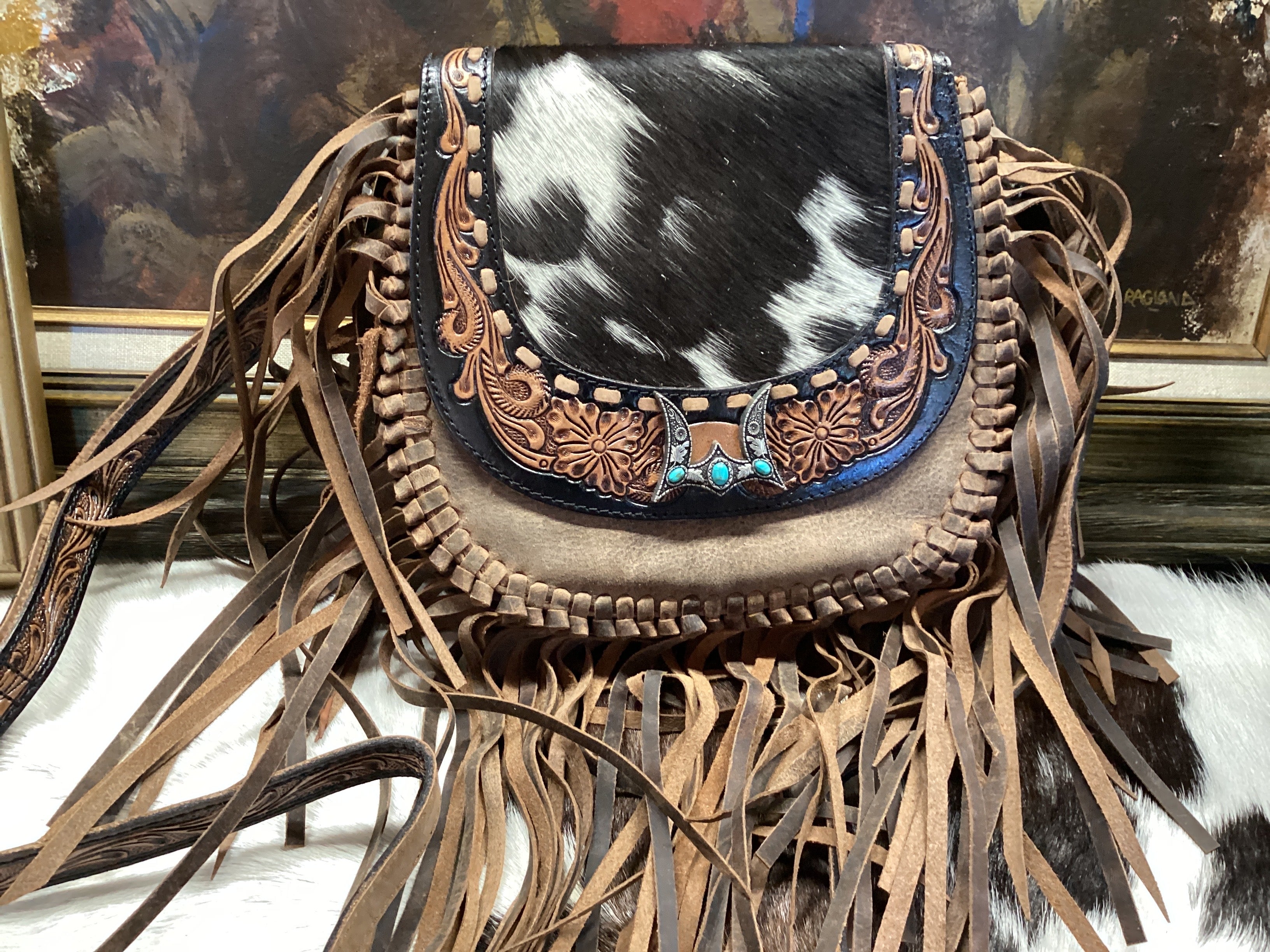 Desert Dahlia Tassle Bag