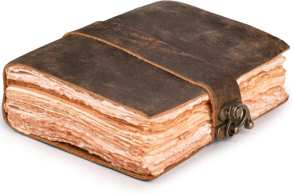 Handmade Genuine Leather Journal Side Lock Diary
