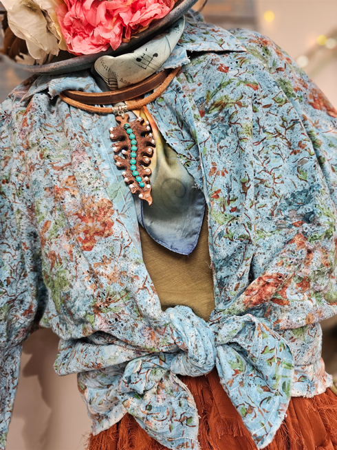 Eyelet Puff Sleeve Top